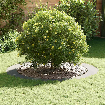 Adecuado Para Anillos De Árbol Plano 5 Uds. Plateado Ø90/120 Cm_2