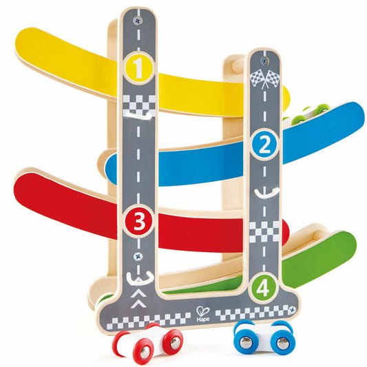 Juego Educativo Fast Flip Racetrack Hape_0