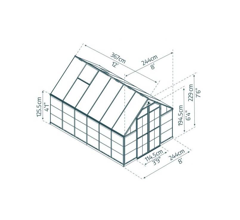 Estufa Balance 247x244 cm Canopy