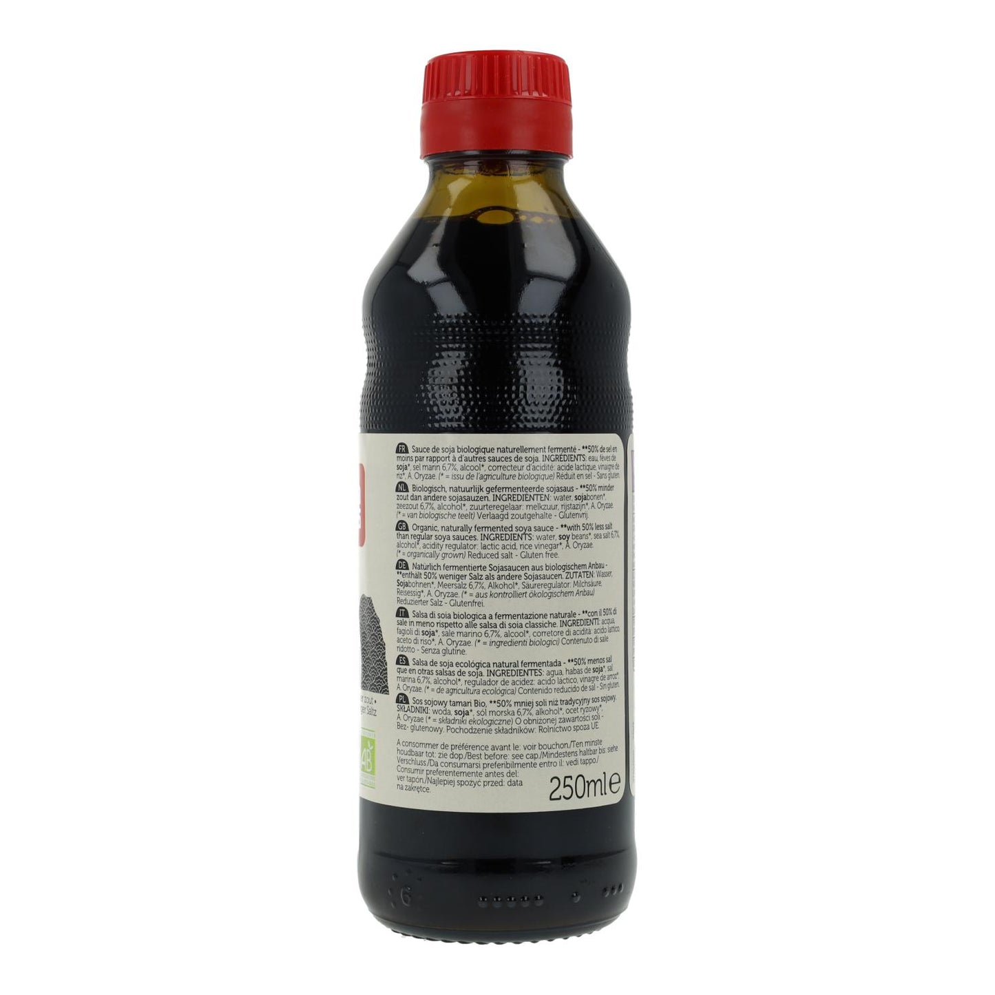 Molho de Soja Tamari 50% Menos Sal ECO Lima