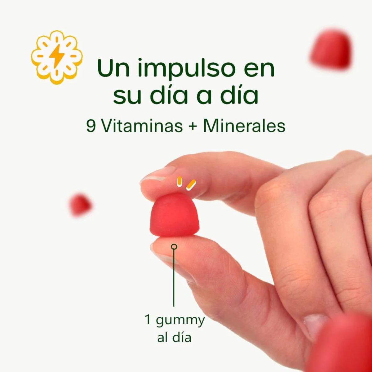 Aldous Bio Gomas multivitamínicas com sabor a morango para crianças, 120 gomas