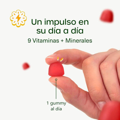 Aldous Bio Gomas multivitamínicas com sabor a morango para crianças, 120 gomas