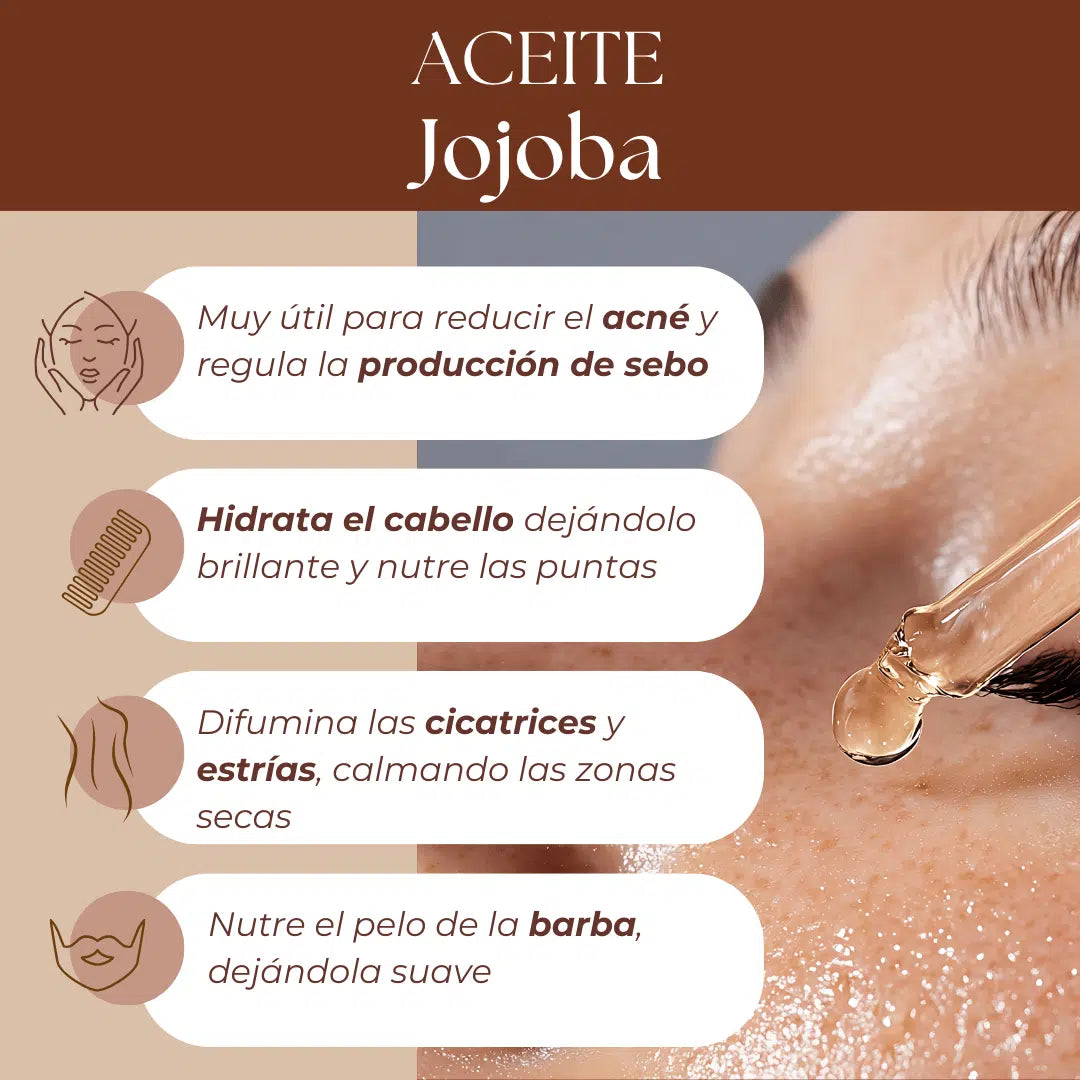 QKnatur - Aceite De Jojoba 100% Puro Orgánico - 100 Ml - Cuerpo, Rostro, Cabello, Uñas, Barba - Antiarrugas Y Antiacné_1