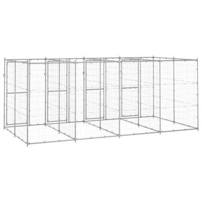 Perrera De Exterior De Acero Galvanizado 9,68 M²_3