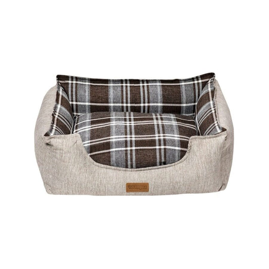 Wuapu Cama Rect. Serie British 70x60x23 Marron_0