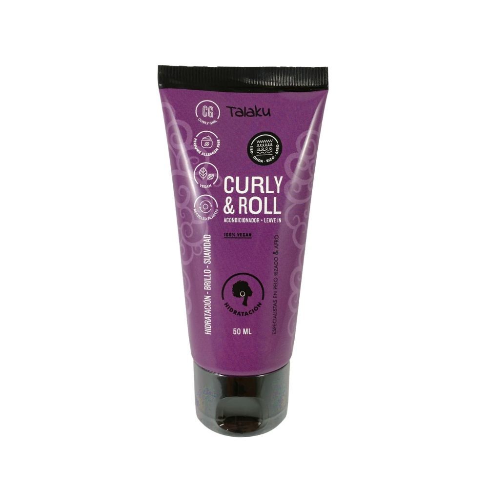 Acondicionador + Leave In Curly And Roll Talaku 50ml Mini_0