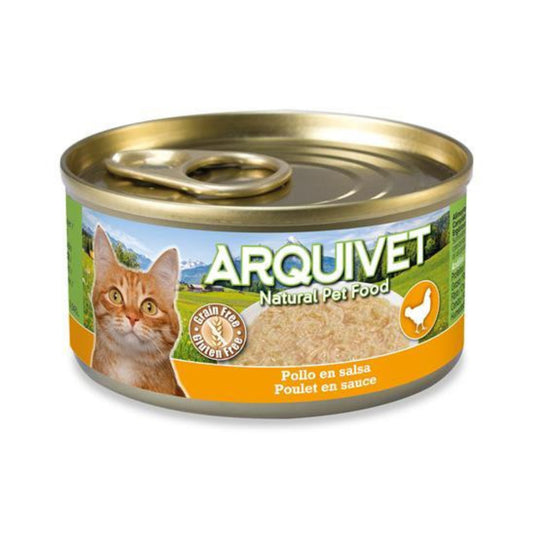Frango com molho Arquivet 80 g Alimento húmido para gatos