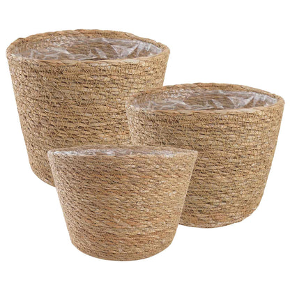 3 Uds. Natural Ø26 X 19 Cm 100% Hierba Marina_0