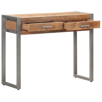 Mesa Consola De Madera Maciza De Mango 95x35x75 Cm_1