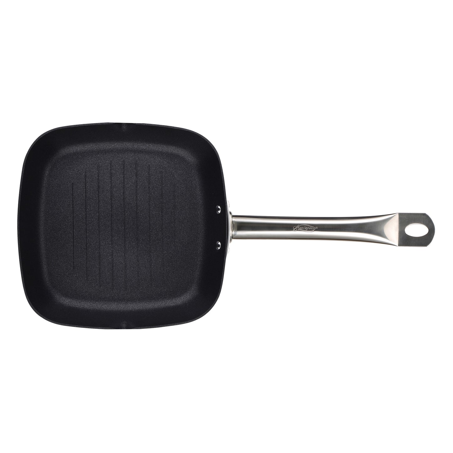 Asador 28cm Aluminio Prensado Inducción Profesional Chef_0