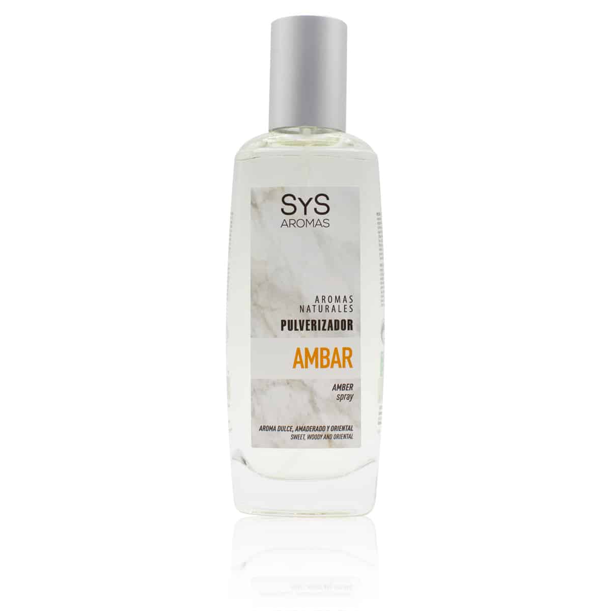 Ambientador Pulverizador Ámbar 100 ml | Aroma Cálido y Oriental | Perfume Hogar | Ambiente Envolvente_0