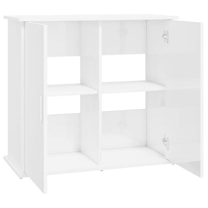 Vidaxl Soporte De Acuario Madera Ingeniería Blanco Brillo 81x36x73 Cm_5