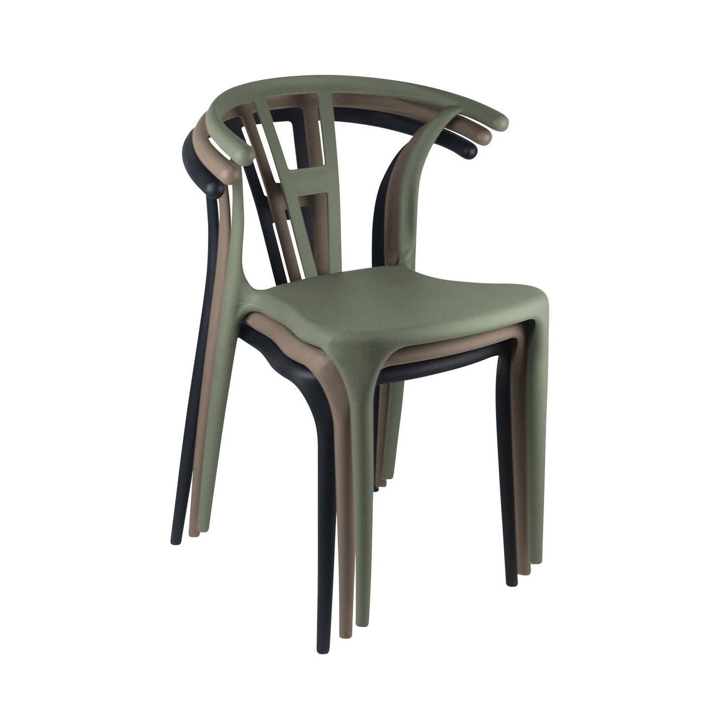 Pack 4 Sillas De Exterior Apilables Scarlett 75x52x49,5cm Thinia Home_5
