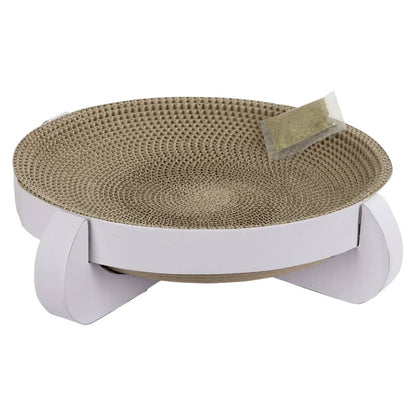 Kerbl Rascador Cama Para Gatos Platinum Blanco 35x35x10 Cm_0