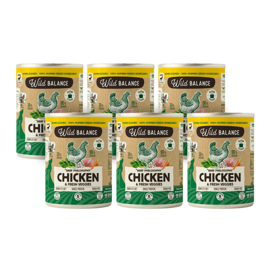 Wild Balance Chicken Barf Pack para cães 6 x 400 g