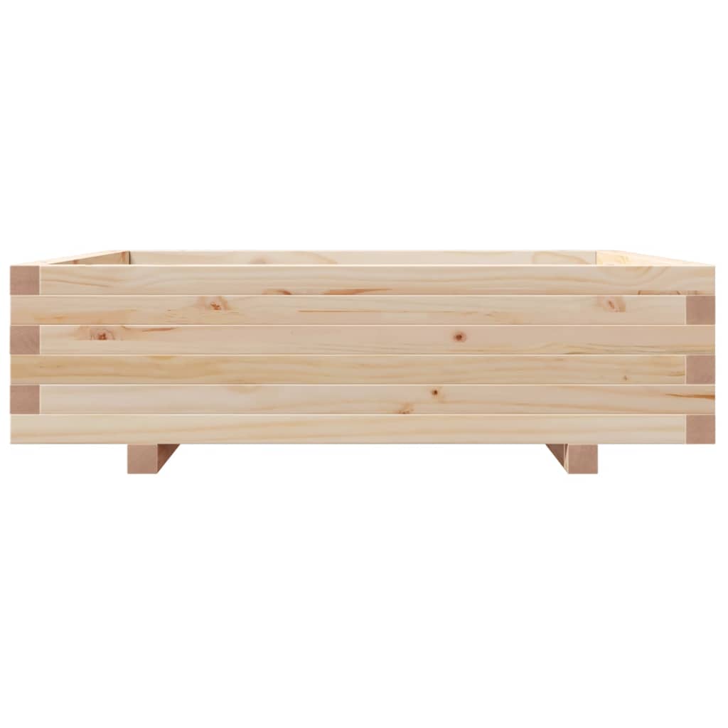 Jardinera De Madera Maciza De Pino 90x90x26,5 Cm_4