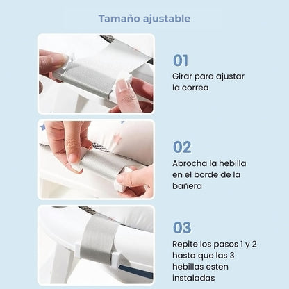 Bathby Cojín De Baño Antideslizante Con Estampado De Estrellas Para Bebés, Cómodo Y Seguro_4