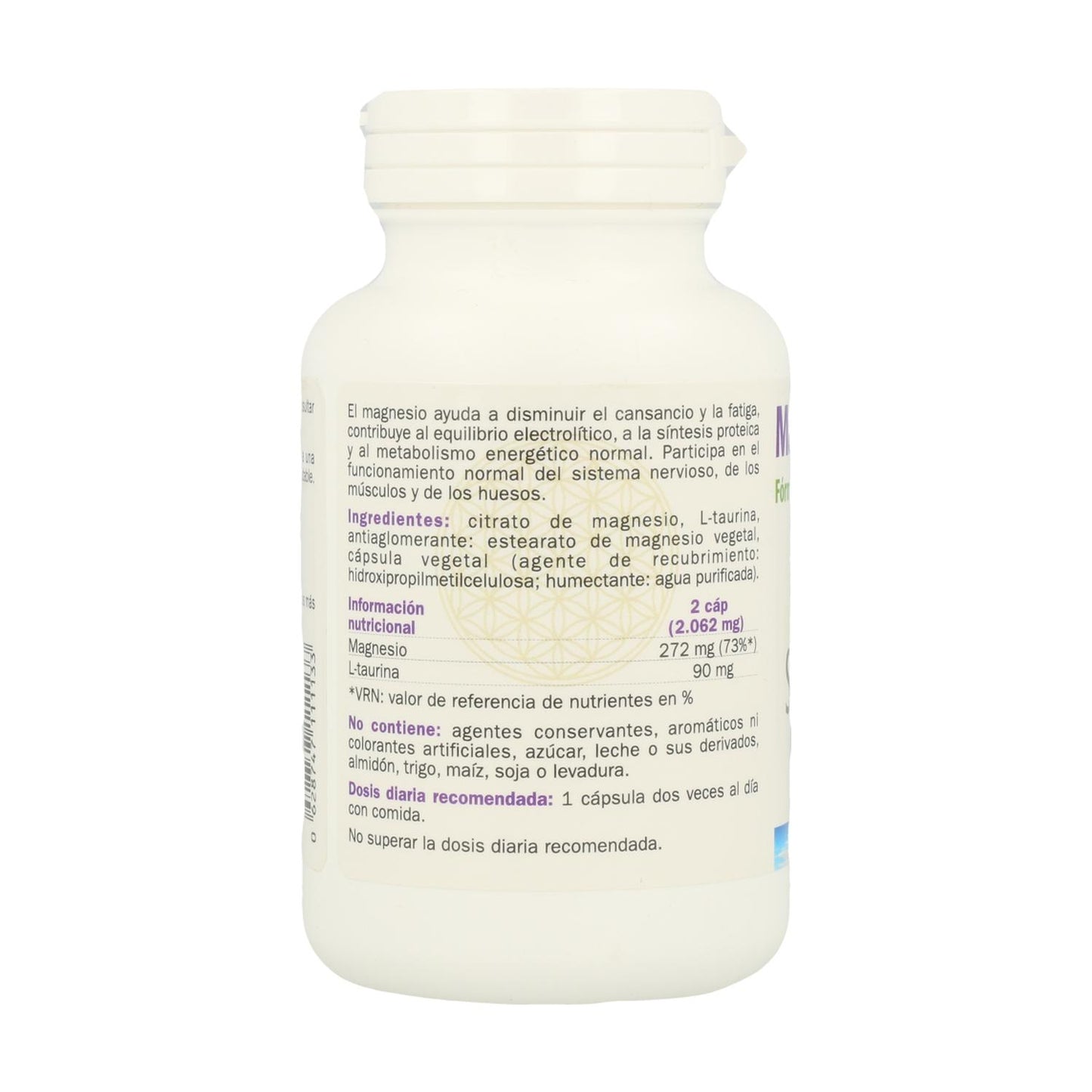 Magnésio L Taurina 90 Cápsulas Sura Vitasan