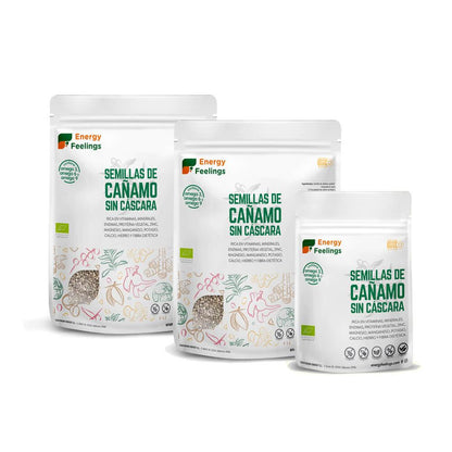 Sementes de cânhamo orgânicas com casca Energy Feelings (embaladas a vácuo) 1 kg
