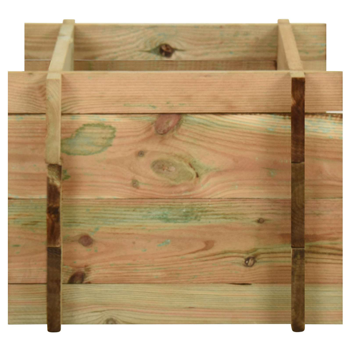 Cama Elevada De Verduras Para Jardín Verde 80 X 80 X 32 Cm_2
