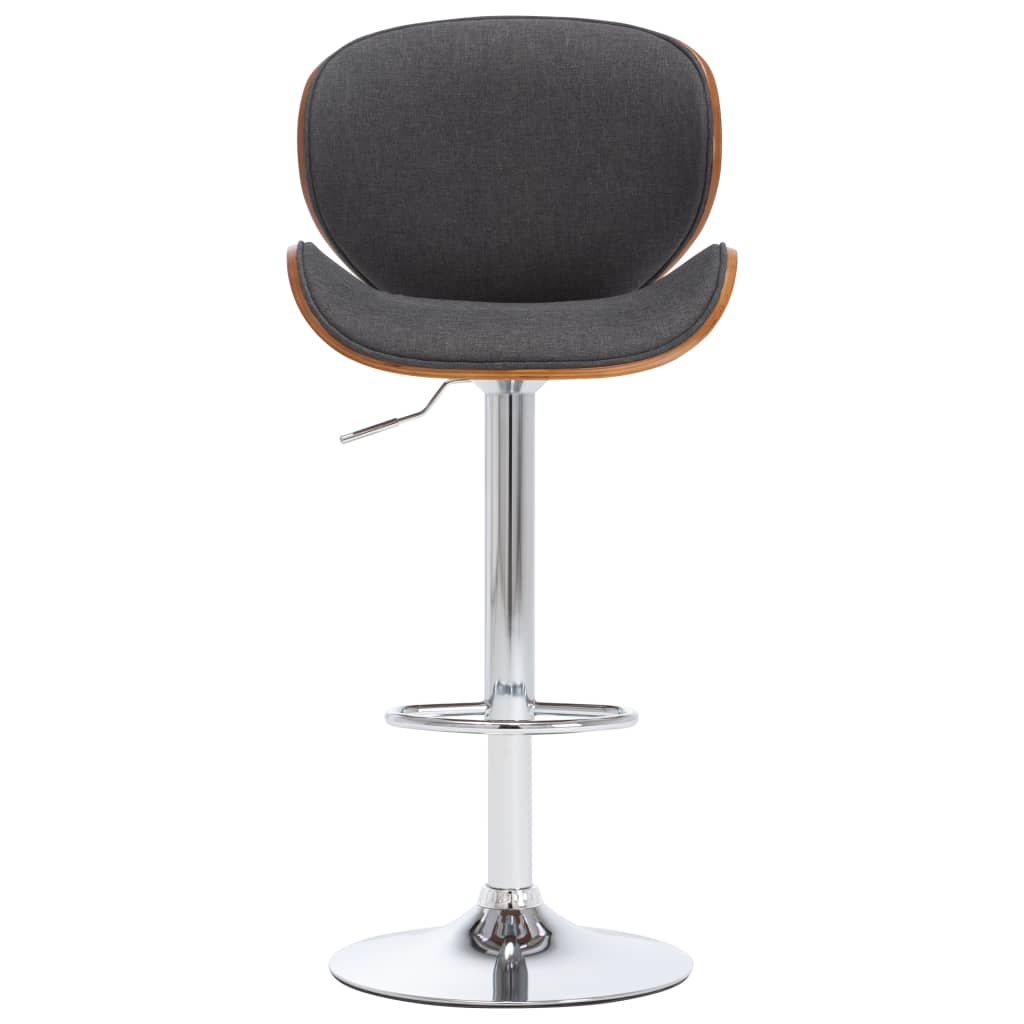Taburete De Cocina Tela Gris_0