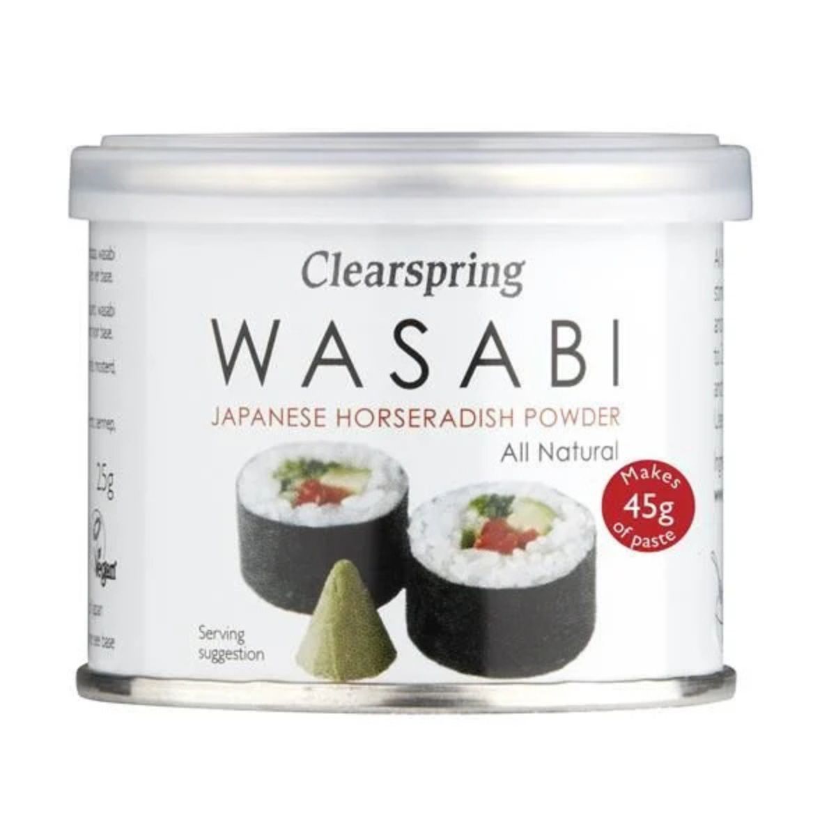 Pó de Wasabi Japonês Clearspring 25 g