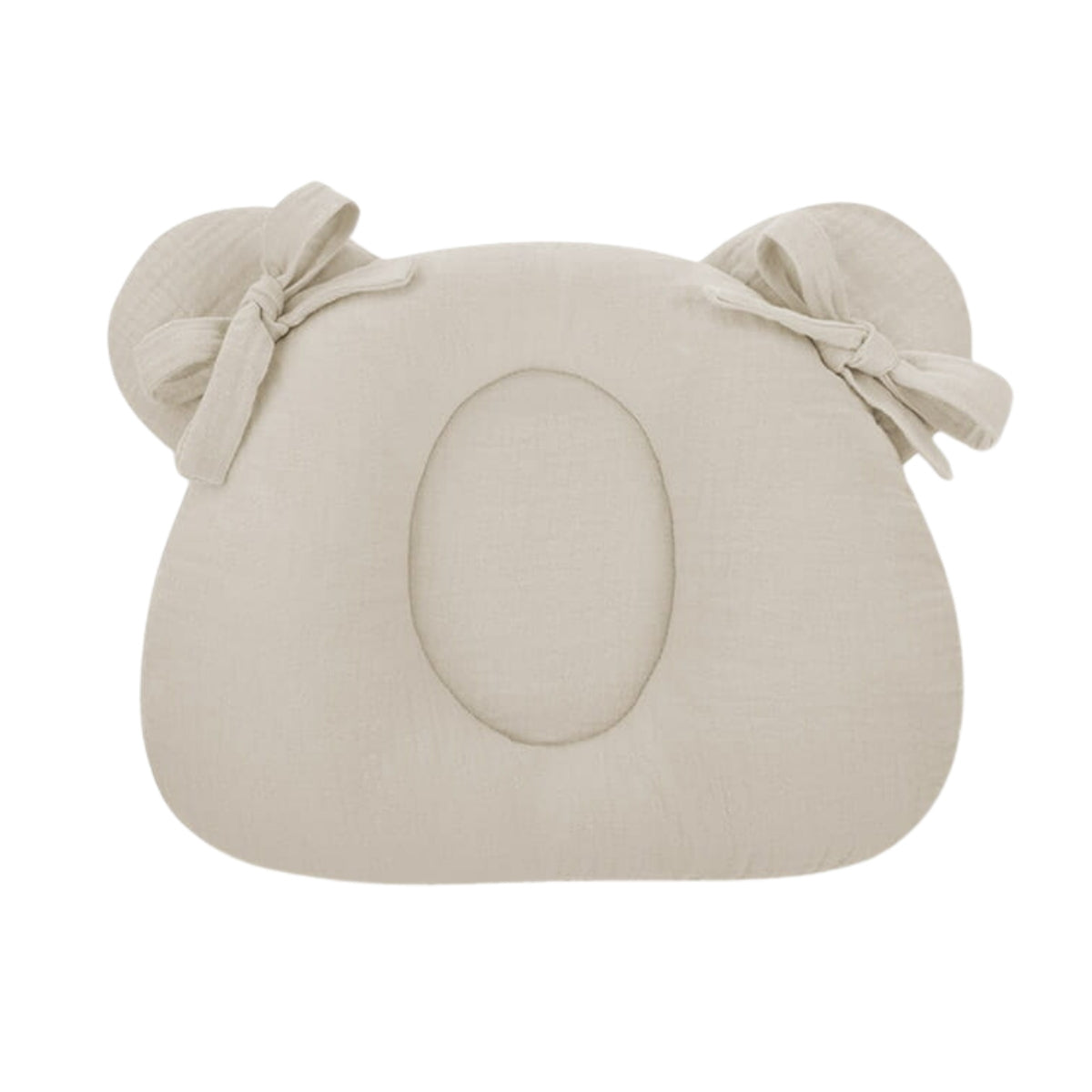 Almohada Cojin Plagiocefalia Bebés Muselina Sand_1