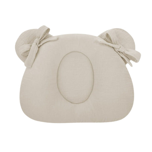 Almohada Cojin Plagiocefalia Bebés Muselina Sand_0