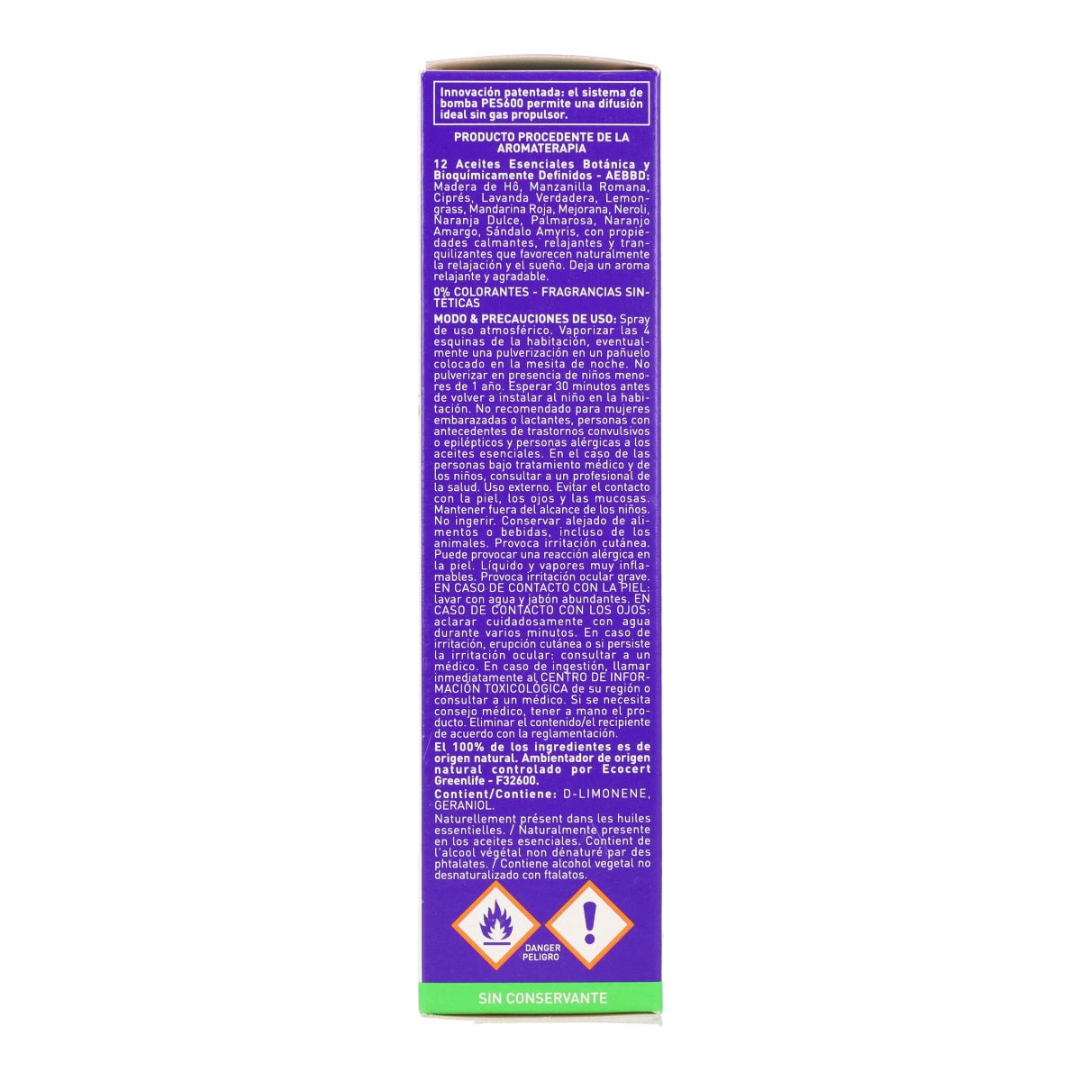 Spray Aereo Sueño Reparador Con 12 Aceites Esenciales 75 ml Puressentiel