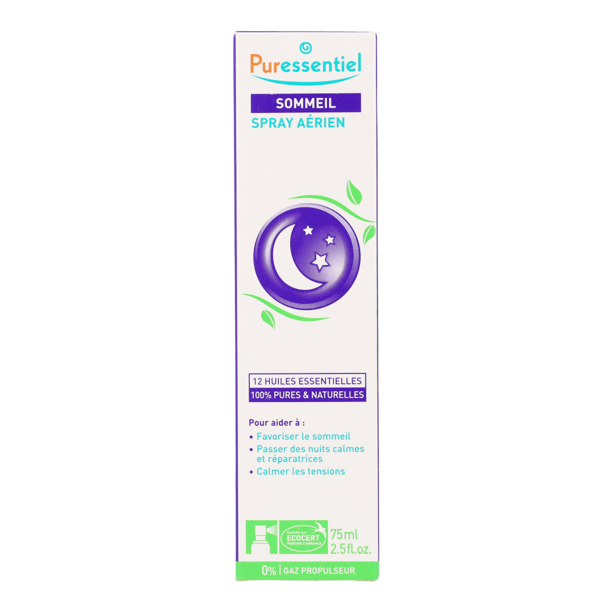 Spray Aereo Sueño Reparador Con 12 Aceites Esenciales 75 ml Puressentiel