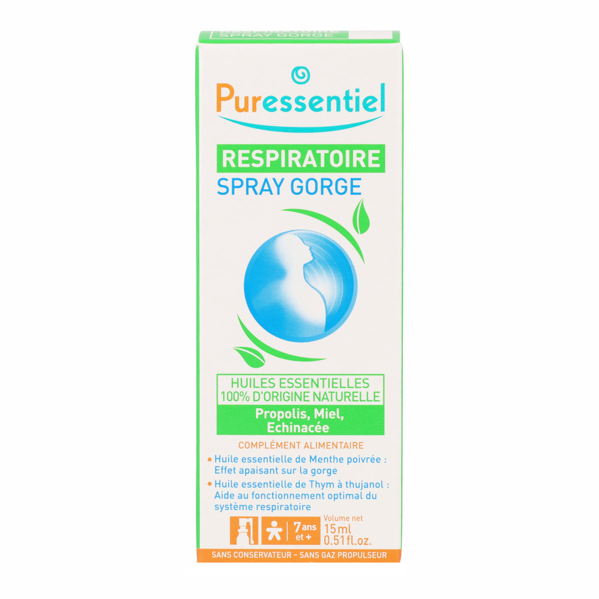Resp'OK Spray Garganta Respiratorio PURESSENTIEL 15 ml