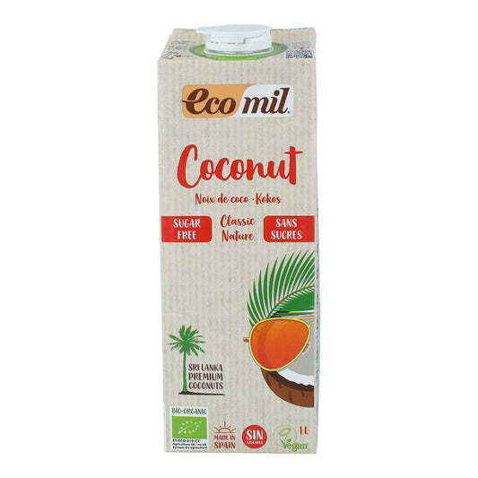 Bebida Vegetal de Coco Ecomil BIO Classic Nature 1 L