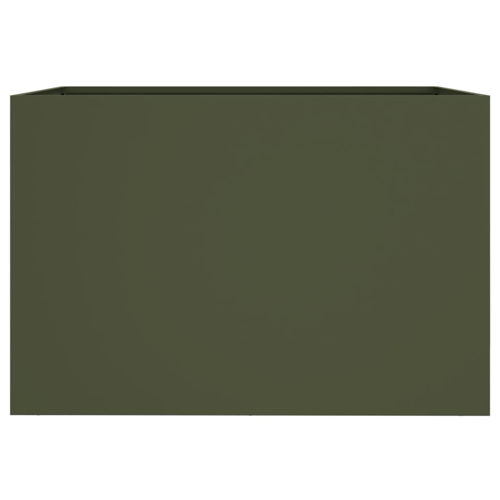 Jardinera Acero Verde Oliva 62x47x46 Cm_4
