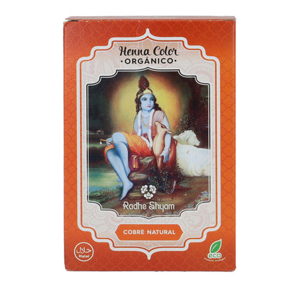 Pó de cobre de hena, Radhe Shyam, 100 g