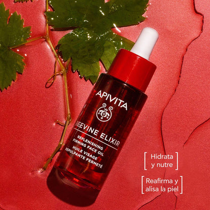 Óleo Facial Firmador e Reparador Beevine Elixir, APIVITA 30 ml