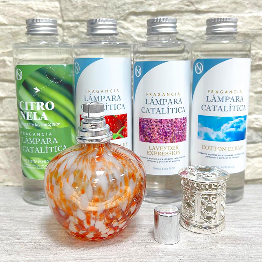 Lámpara Catalítica Drops Orange + Fragancia Lollipop 200ml - Elimina Malos Olores, Impurezas Y Perfuma_5