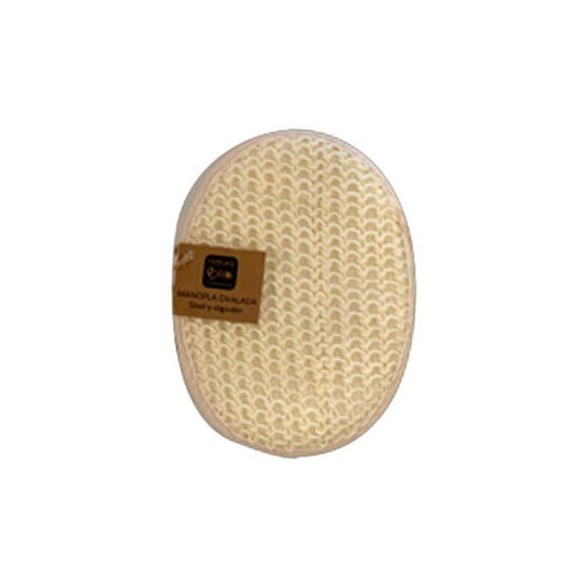 Luva oval em sisal e algodão Naturabio
