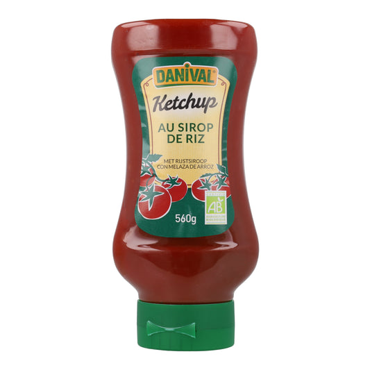 Ketchup Sin Azucar Con Sirope De Arroz Bio Danival 560 g