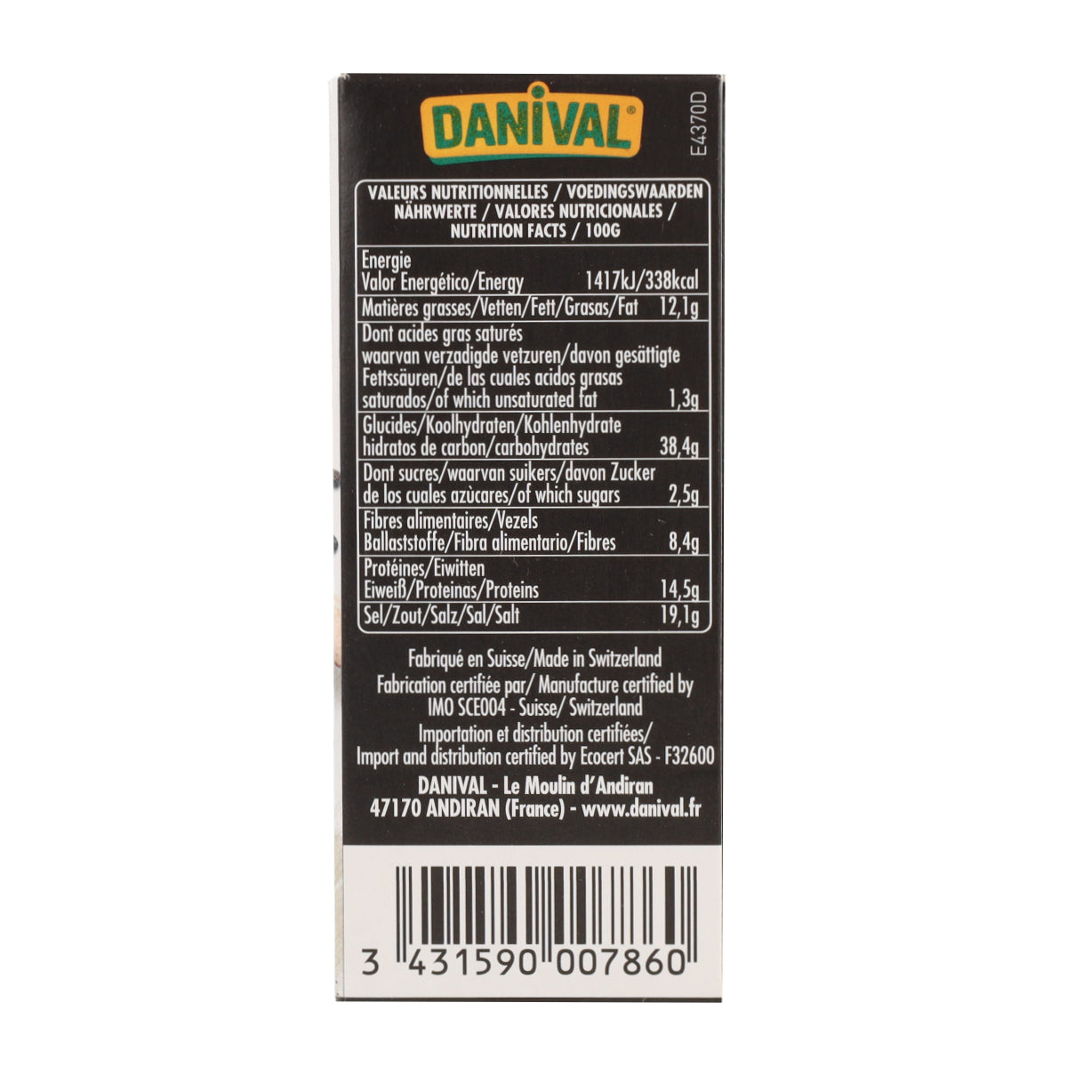 Sopa de Miso Bio Danival 4 uds x 10 g