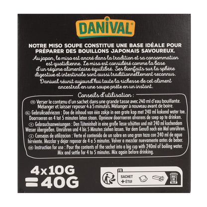Sopa de Miso Bio Danival 4 uds x 10 g