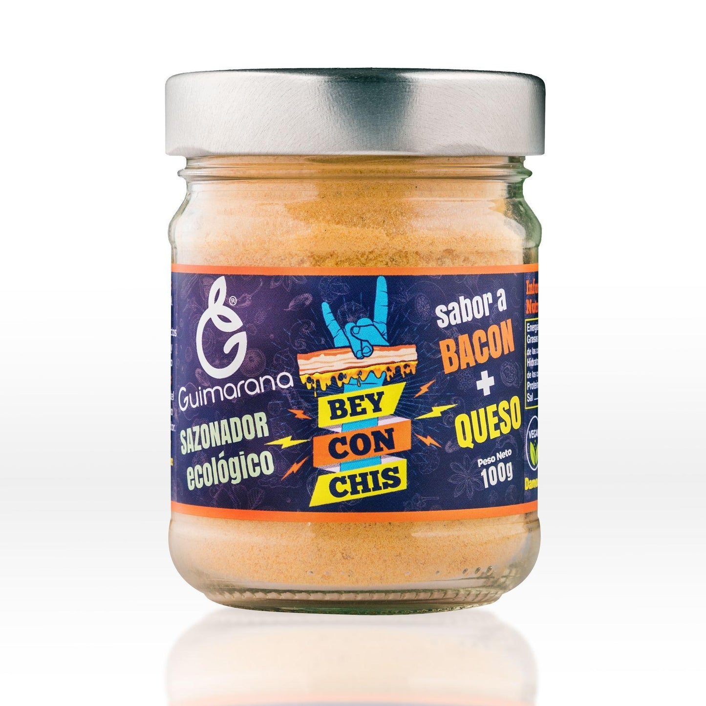 Tempero Bey com chis sabor bacon e queijo Guimarana 100 g