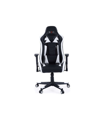 Sillón Gamer Giratorio Neo Pro Regulable Tapizado En Símil Piel Negro/blanco, 65 X 65 X_3