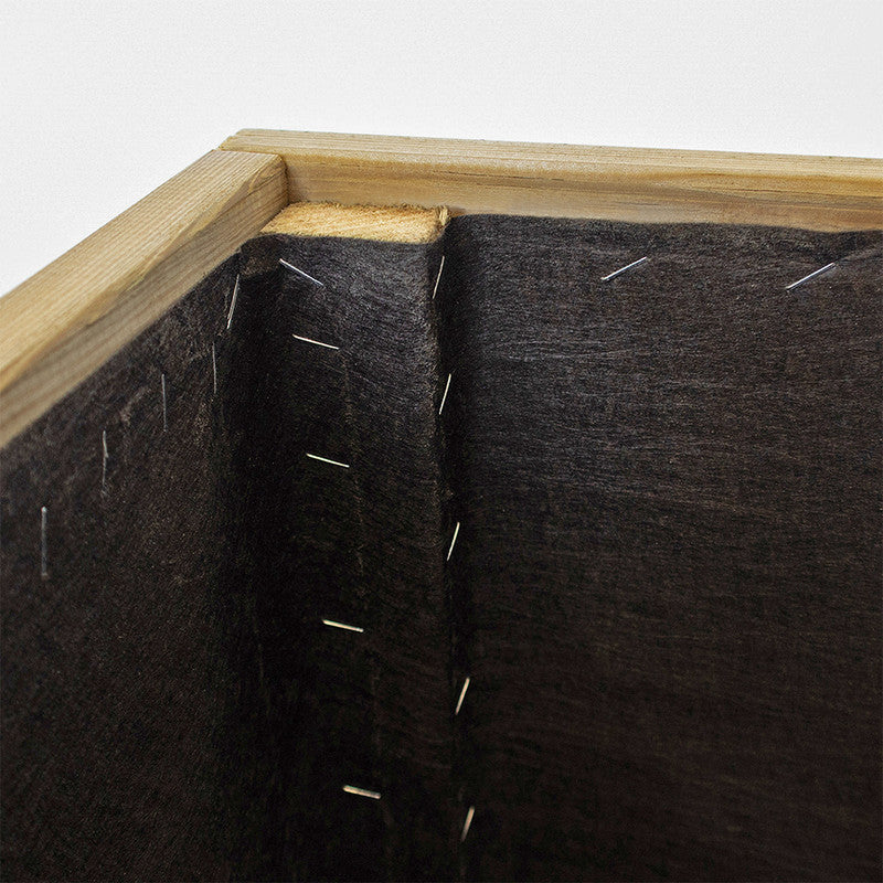 Jardinera Exterior De Madera Con Refuerzo De Aluminio Ghio Al Hortalia 60x30x40 Cm_2