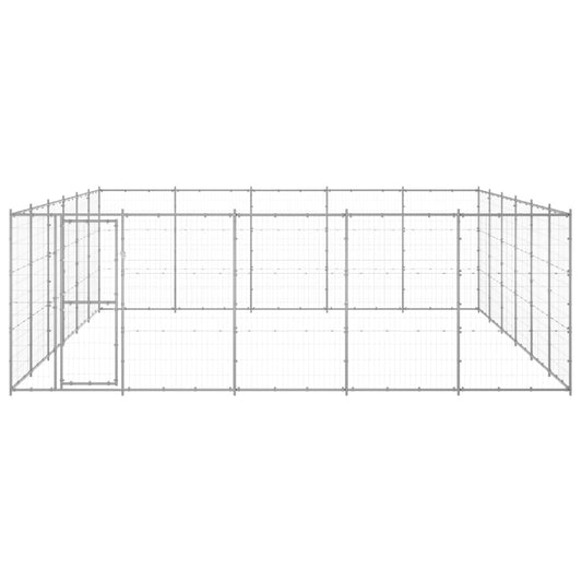 Perrera De Exterior De Acero Galvanizado 36,3 M²_0