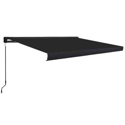 Vidaxl Toldo De Carrete Manual Gris Antracita 350x250 Cm_0