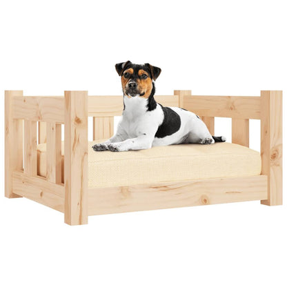 Vidaxl Cama Para Perros Madera Maciza De Pino 55,5x45,5x28 Cm_4