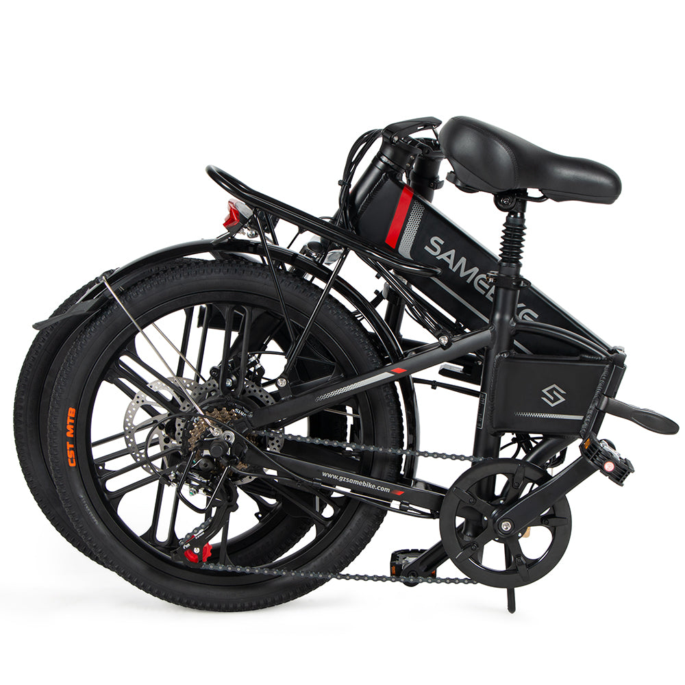 Bicicleta Eléctrica Plegable Samebike 20lvxd30-ii 350w-48v-10,4ah (499wh) - Rueda 20 Color Negro_1