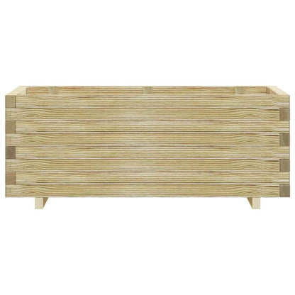 Arriate Elevado Rectangular Madera 100x50x40 Cm_4