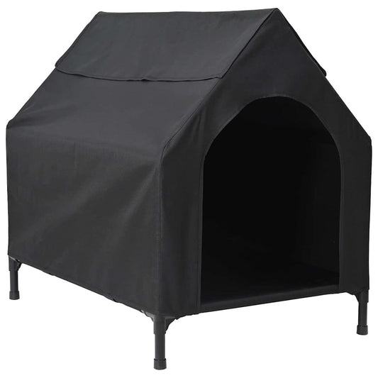 Casa Para Mascotas Manual Negro 90 X 65 X 83 Cm Acero_0