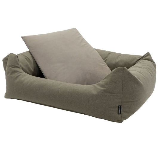 Madison Cama De Exterior Para Perros Manchester Gris Taupe 100x80x25cm / Vetonek_0